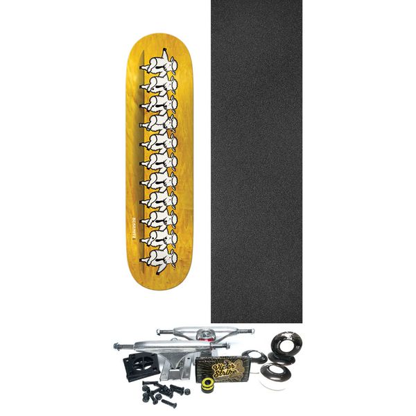 Real Skateboards Dennis Busenitz Can-Can Skateboard Deck True Fit - 8.38" x 32" - Complete Skateboard Bundle